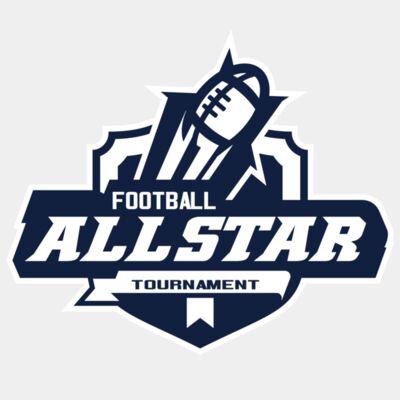 Allstar Tournament Football logo template Thumbnail