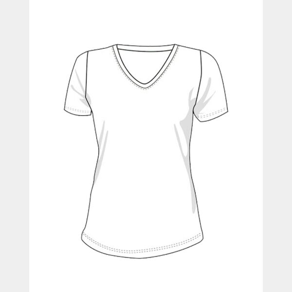 Customer Supplied Ladies V-Neck Thumbnail