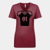Next Level Apparel 1540 - Ladies' Ideal V-Neck Thumbnail
