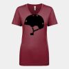 Next Level Apparel 1540 - Ladies' Ideal V-Neck Thumbnail