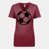 Next Level Apparel 1540 - Ladies' Ideal V-Neck Thumbnail