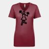 Next Level Apparel 1540 - Ladies' Ideal V-Neck Thumbnail