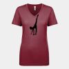 Next Level Apparel 1540 - Ladies' Ideal V-Neck Thumbnail