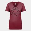Next Level Apparel 1540 - Ladies' Ideal V-Neck Thumbnail