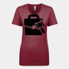 Next Level Apparel 1540 - Ladies' Ideal V-Neck Thumbnail