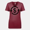 Next Level Apparel 1540 - Ladies' Ideal V-Neck Thumbnail