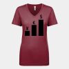 Next Level Apparel 1540 - Ladies' Ideal V-Neck Thumbnail