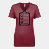 Next Level Apparel 1540 - Ladies' Ideal V-Neck Thumbnail