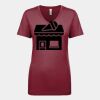 Next Level Apparel 1540 - Ladies' Ideal V-Neck Thumbnail