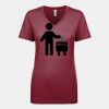 Next Level Apparel 1540 - Ladies' Ideal V-Neck Thumbnail