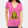 Tultex 214 - Ladies' Slim Fit Fine Jersey V-Neck Thumbnail