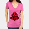 Tultex 214 - Ladies' Slim Fit Fine Jersey V-Neck Thumbnail