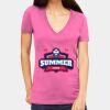 Tultex 214 - Ladies' Slim Fit Fine Jersey V-Neck Thumbnail