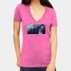 Tultex 214 - Ladies' Slim Fit Fine Jersey V-Neck Thumbnail