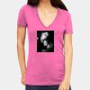 Tultex 214 - Ladies' Slim Fit Fine Jersey V-Neck Thumbnail