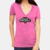 Tultex 214 - Ladies' Slim Fit Fine Jersey V-Neck Thumbnail