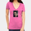 Tultex 214 - Ladies' Slim Fit Fine Jersey V-Neck Thumbnail