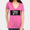 Tultex 214 - Ladies' Slim Fit Fine Jersey V-Neck Thumbnail