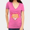 Tultex 214 - Ladies' Slim Fit Fine Jersey V-Neck Thumbnail