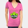 Tultex 214 - Ladies' Slim Fit Fine Jersey V-Neck Thumbnail
