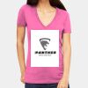 Tultex 214 - Ladies' Slim Fit Fine Jersey V-Neck Thumbnail