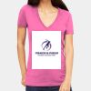 Tultex 214 - Ladies' Slim Fit Fine Jersey V-Neck Thumbnail