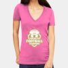 Tultex 214 - Ladies' Slim Fit Fine Jersey V-Neck Thumbnail