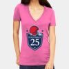 Tultex 214 - Ladies' Slim Fit Fine Jersey V-Neck Thumbnail