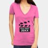 Tultex 214 - Ladies' Slim Fit Fine Jersey V-Neck Thumbnail