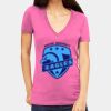 Tultex 214 - Ladies' Slim Fit Fine Jersey V-Neck Thumbnail