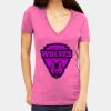Tultex 214 - Ladies' Slim Fit Fine Jersey V-Neck Thumbnail