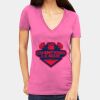 Tultex 214 - Ladies' Slim Fit Fine Jersey V-Neck Thumbnail