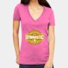 Tultex 214 - Ladies' Slim Fit Fine Jersey V-Neck Thumbnail
