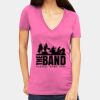 Tultex 214 - Ladies' Slim Fit Fine Jersey V-Neck Thumbnail