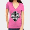 Tultex 214 - Ladies' Slim Fit Fine Jersey V-Neck Thumbnail