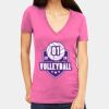 Tultex 214 - Ladies' Slim Fit Fine Jersey V-Neck Thumbnail