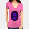 Tultex 214 - Ladies' Slim Fit Fine Jersey V-Neck Thumbnail