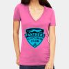 Tultex 214 - Ladies' Slim Fit Fine Jersey V-Neck Thumbnail