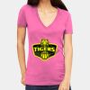 Tultex 214 - Ladies' Slim Fit Fine Jersey V-Neck Thumbnail