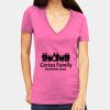 Tultex 214 - Ladies' Slim Fit Fine Jersey V-Neck Thumbnail