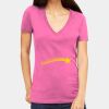 Tultex 214 - Ladies' Slim Fit Fine Jersey V-Neck Thumbnail