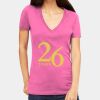 Tultex 214 - Ladies' Slim Fit Fine Jersey V-Neck Thumbnail