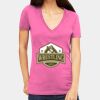 Tultex 214 - Ladies' Slim Fit Fine Jersey V-Neck Thumbnail