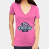 Tultex 214 - Ladies' Slim Fit Fine Jersey V-Neck Thumbnail