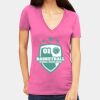 Tultex 214 - Ladies' Slim Fit Fine Jersey V-Neck Thumbnail