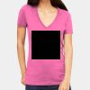 Tultex 214 - Ladies' Slim Fit Fine Jersey V-Neck Thumbnail
