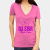 Tultex 214 - Ladies' Slim Fit Fine Jersey V-Neck Thumbnail