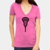 Tultex 214 - Ladies' Slim Fit Fine Jersey V-Neck Thumbnail