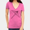 Tultex 214 - Ladies' Slim Fit Fine Jersey V-Neck Thumbnail