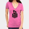 Tultex 214 - Ladies' Slim Fit Fine Jersey V-Neck Thumbnail